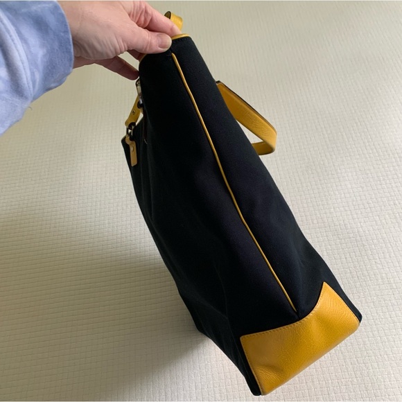 Kate Spade black & yellow tote bag - Picture 4 of 16